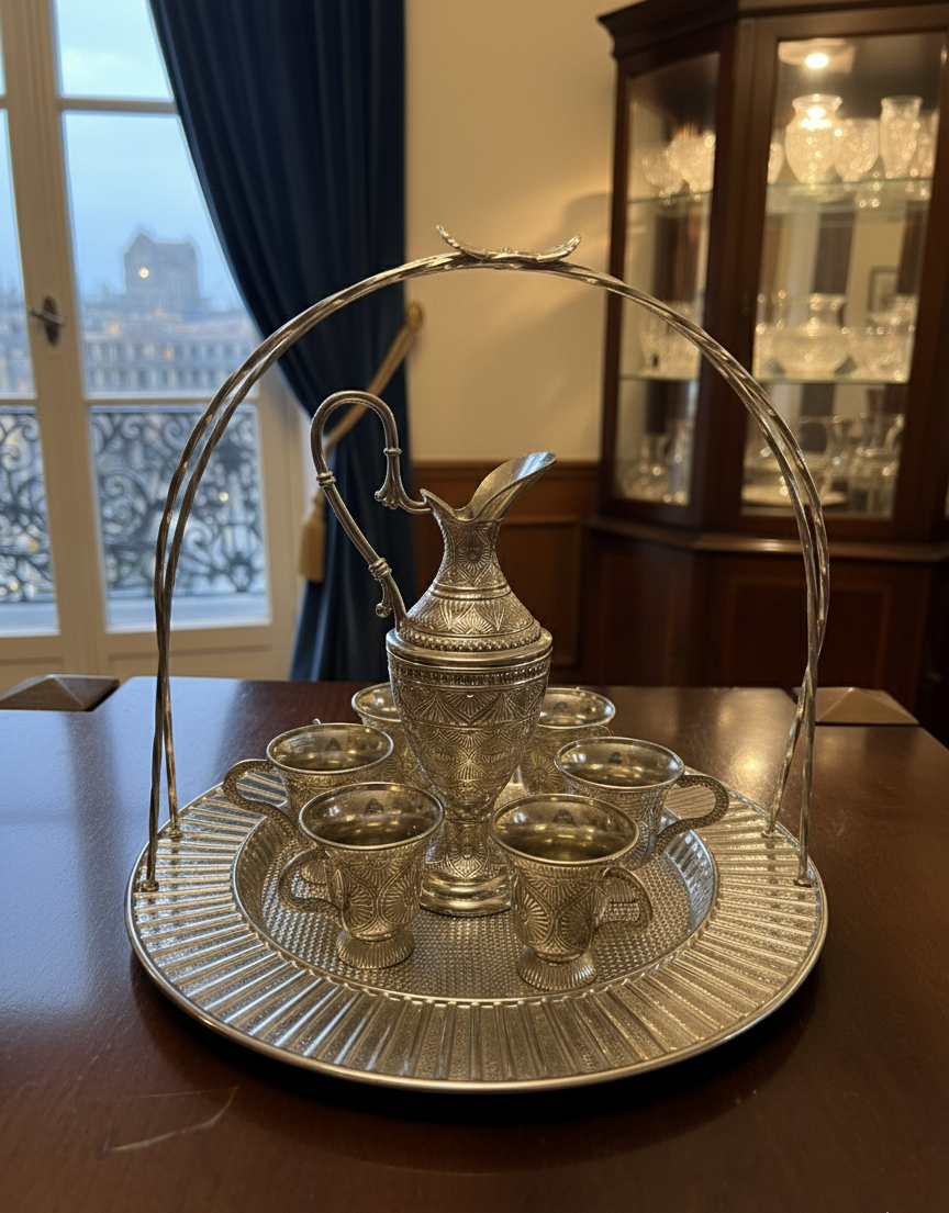 Osmanlı Tarzı Taşınabilir İkram ve Sunum Seti