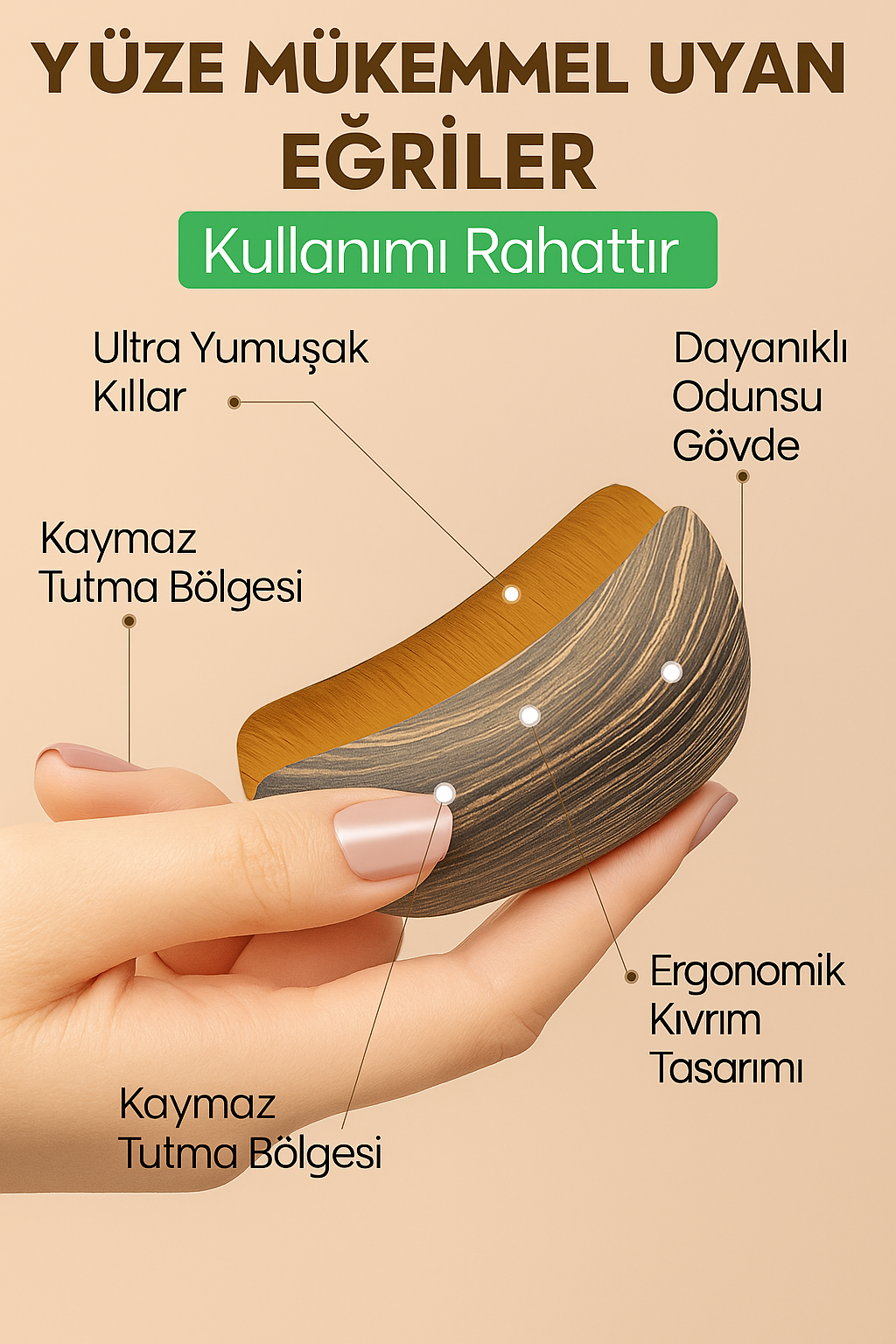 Marellian Lenfatik Kontur Yüz Fırçası
